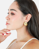Aretes Circulares Dorados