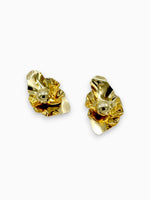 Aretes Gold Shell