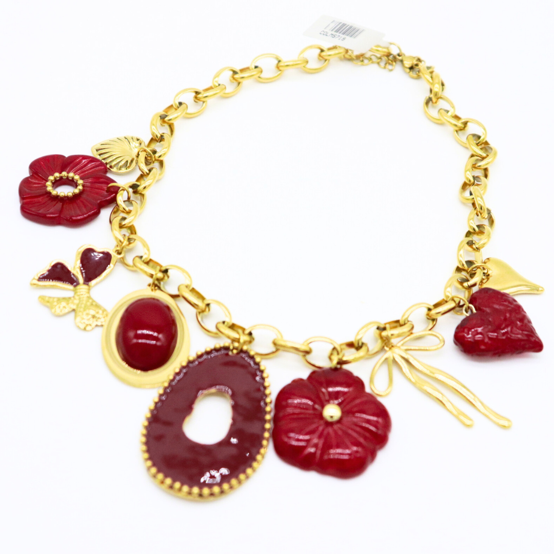 Collar Crimson Garden