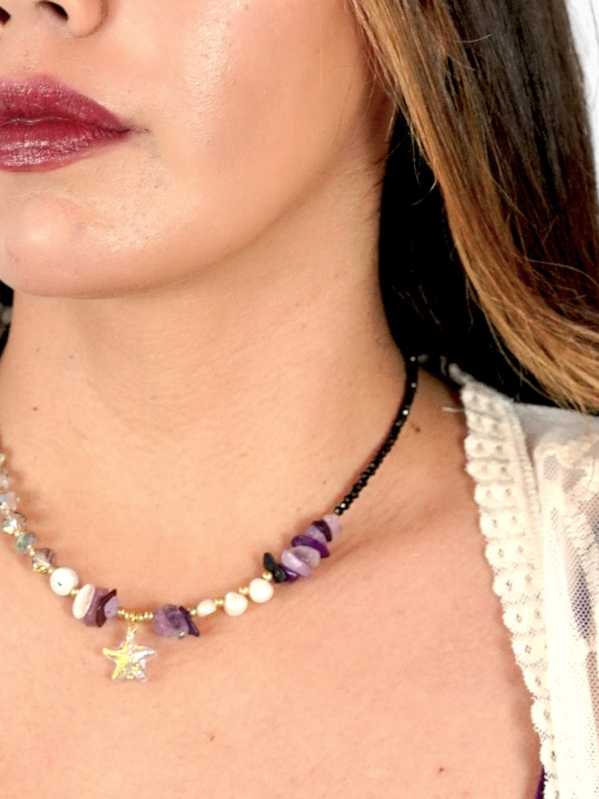 Collar Amatista Marina