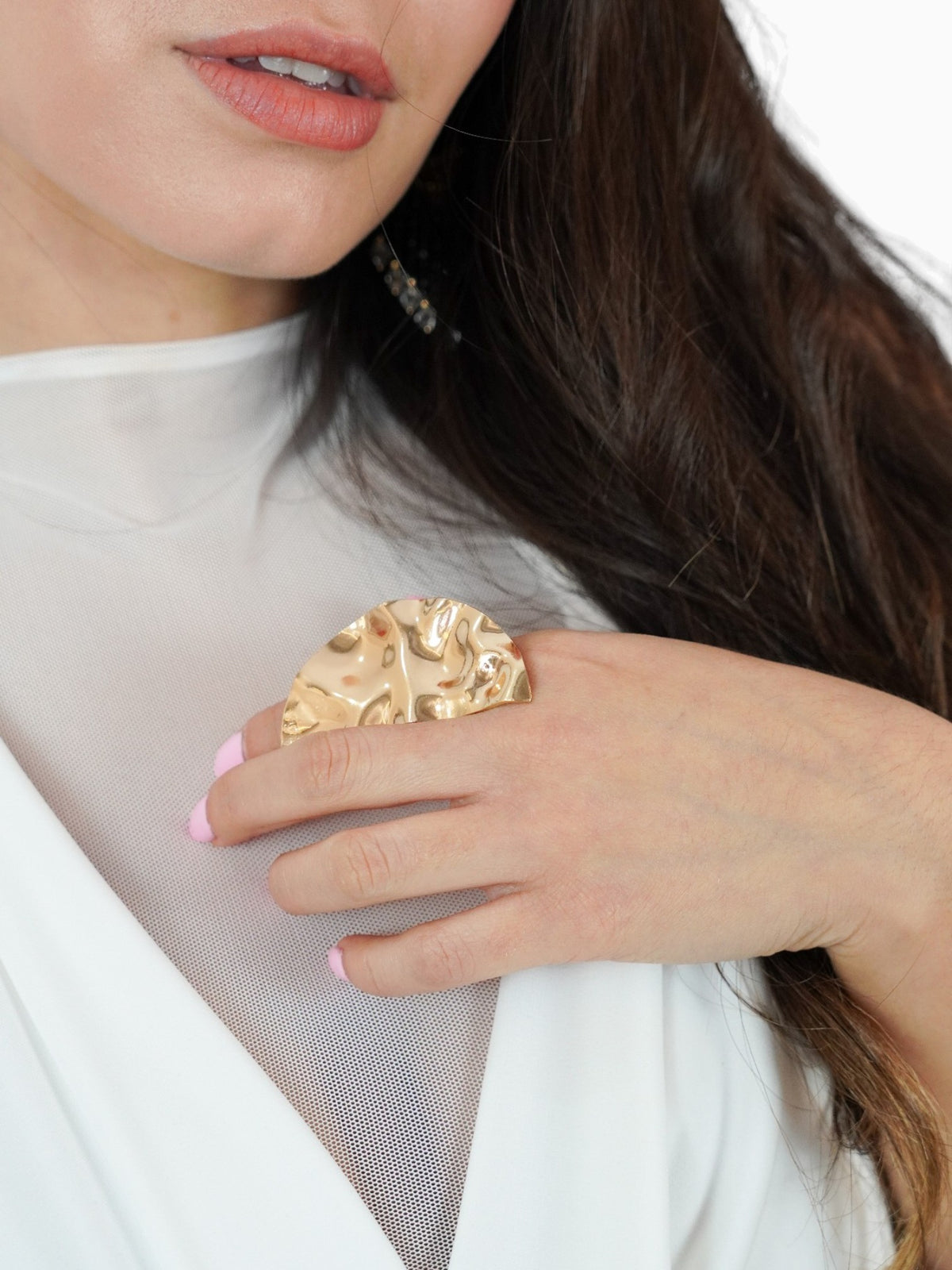 Anillo Crescendo Dorado