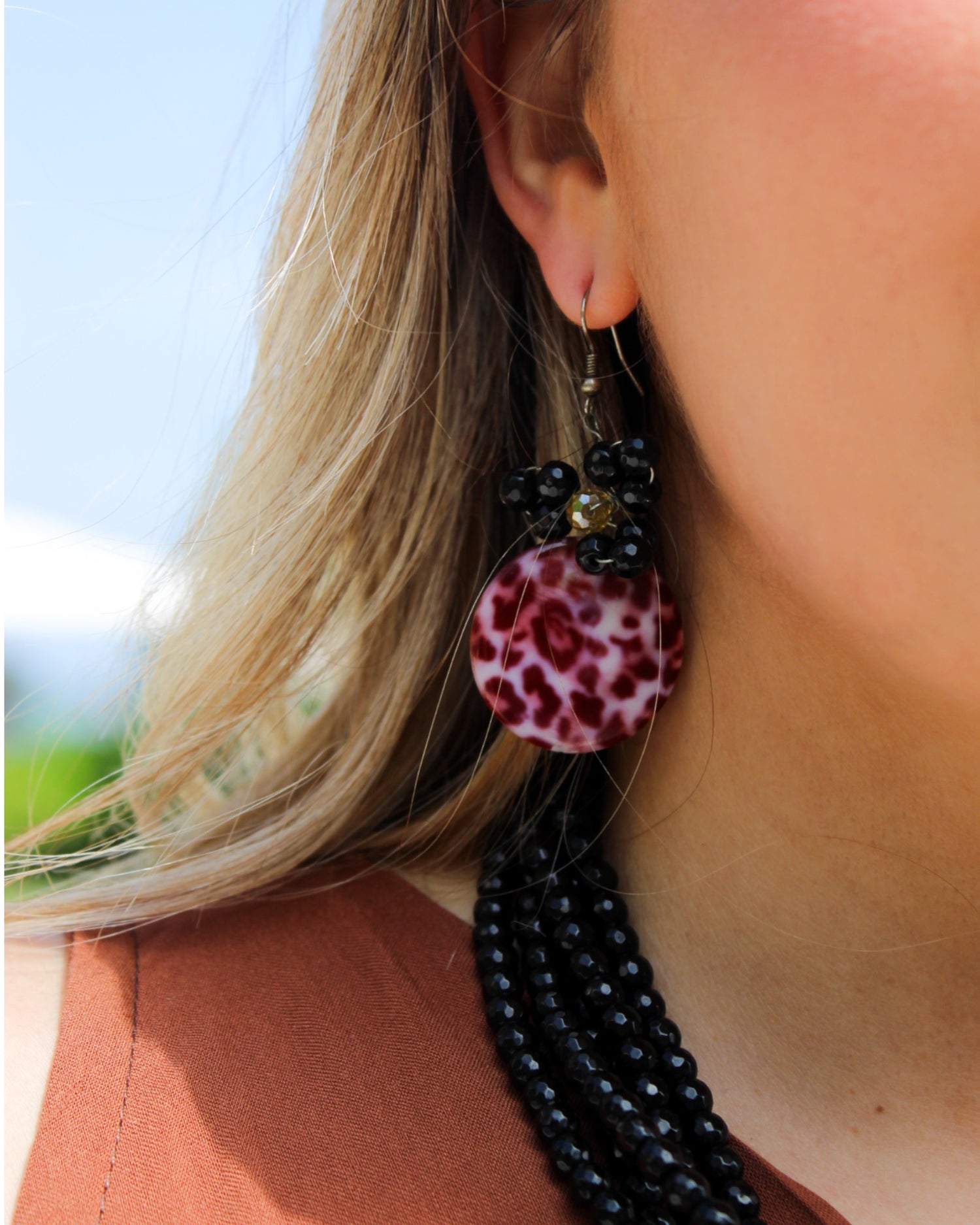 Collar set animal print