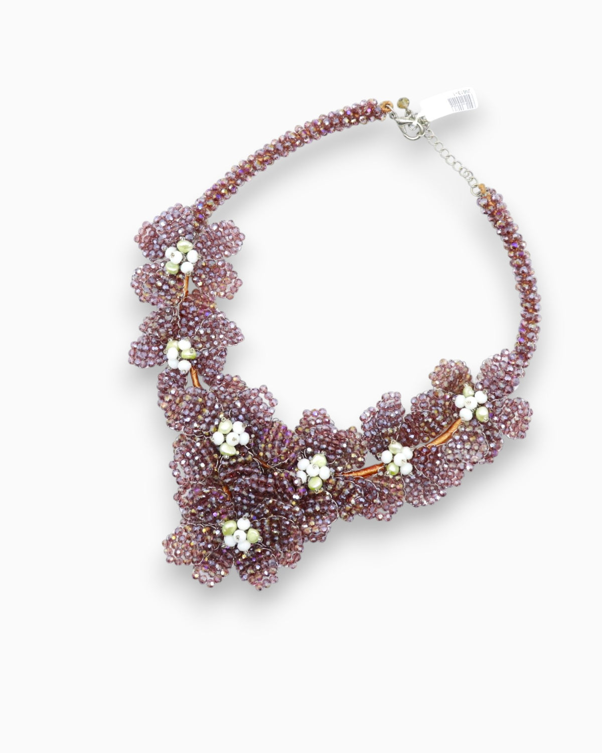 Collar Cristal y Perlas