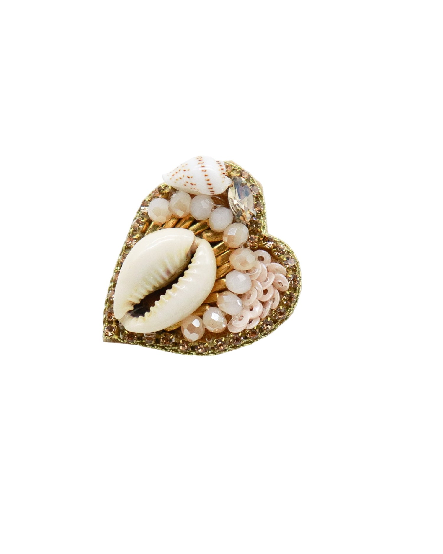 Aretes corazón de mar