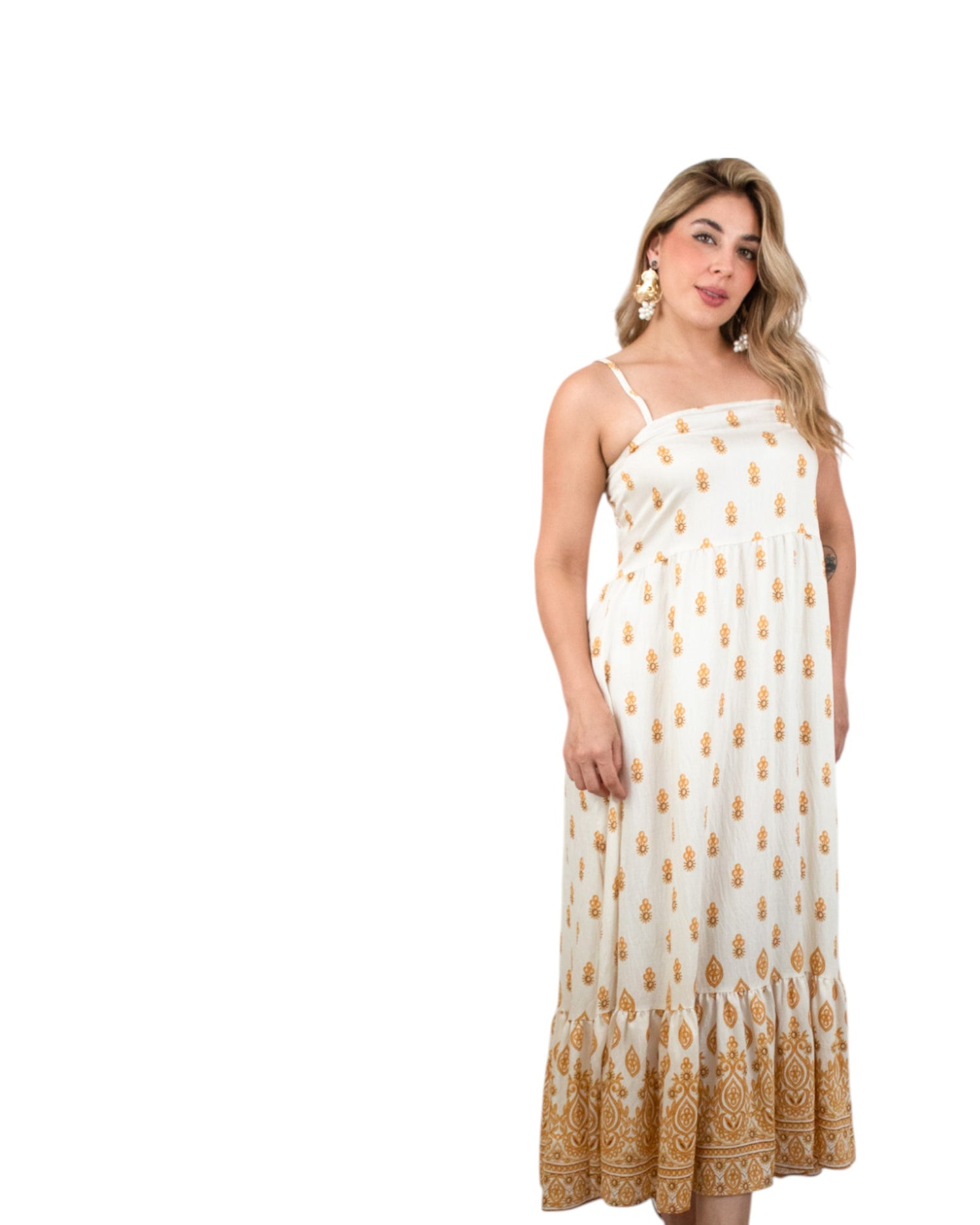 Vestido Florentina amarillo