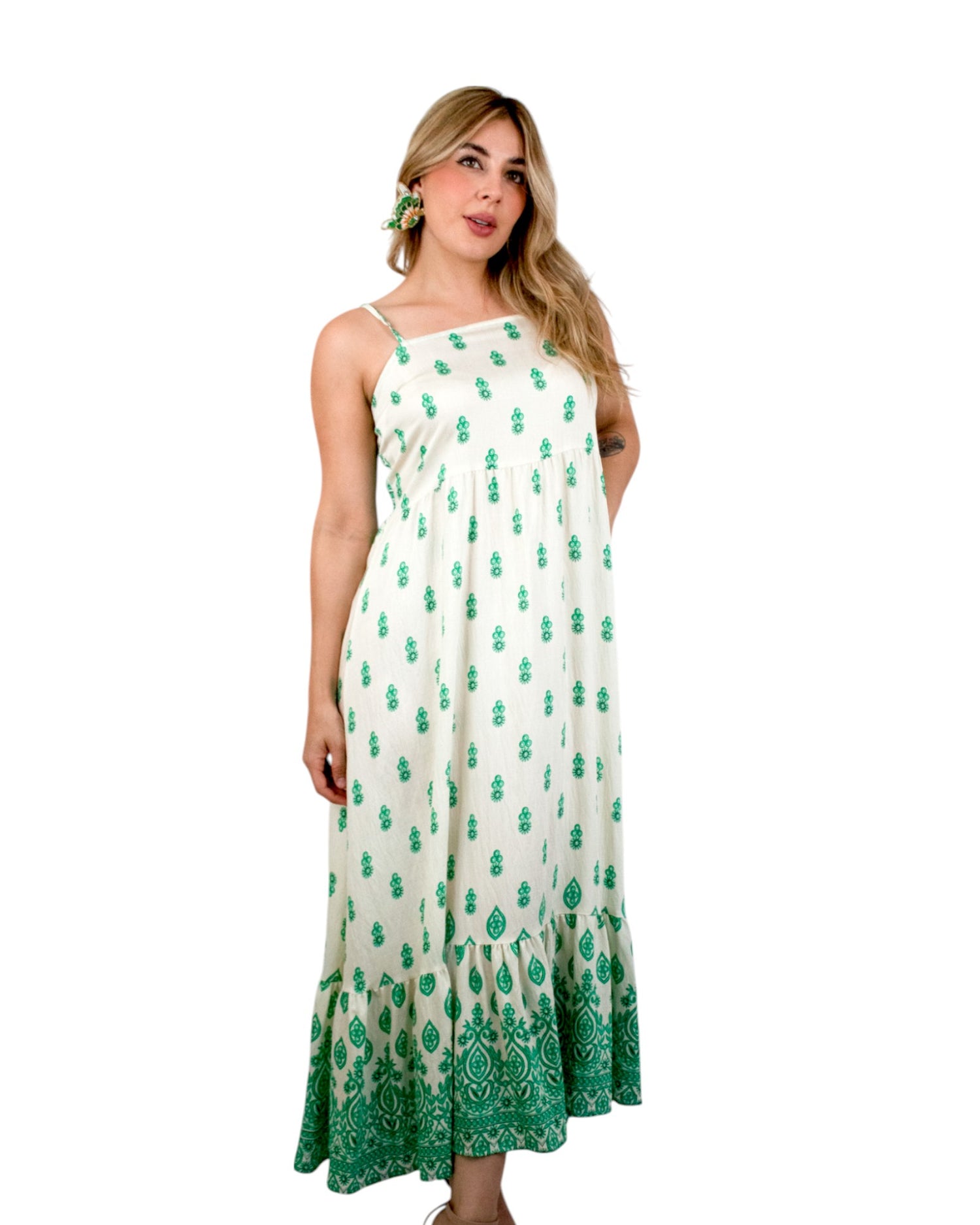 Vestido Florentina verde